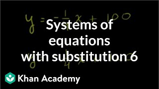 Analyzing solutions to linear systems algebraically  Algebra I  Khan Academy [upl. by George457]