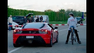 Rocket Bicycle World Record ǀ 333 kmh 207 mph ǀ Rider François Gissy [upl. by Mart]