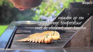 Kreeftenstaart van de barbecue [upl. by Etnoid468]