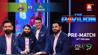 The Pavilion  Karachi Kings vs Lahore Qalandars PreMatch Expert Analysis  24 Feb 2024  PSL9 [upl. by Navets]