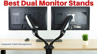 10 Best Dual Monitor Stands In 2019 [upl. by Asim857]