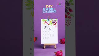 DIY Easel Calendar ventunoart diy craft diycrafts calendar calendertrick calender2024 shorts [upl. by Eniaj]