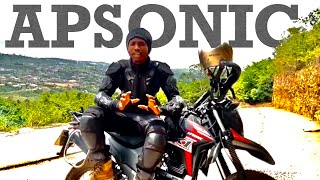 Reviewing Ghanas 🇬🇭 popular Motorcycle Apsonic AP200 GY7 Dual Sport and StreetLegal  PART 1 [upl. by Myrah]