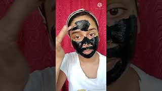 charcoal peel off mask✨so satisfying shorts peeloffmask [upl. by John]