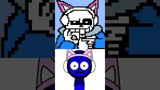 same headset 3 animation sans undertale sprunki memes [upl. by Atinniuq]