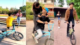 BMX Cycle Stunt  New bmx cycle stunt tik tok video  BMXCycleStunt​ [upl. by Jean]