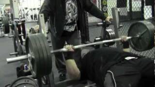 Eric Spoto Bench Press 405 20 reps [upl. by Wehtam414]