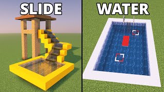 Minecraft 15 Summer Build Hacks [upl. by Tilagram741]