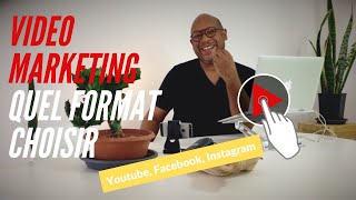 Quel format de Vidéo Youtube choisir Youtube Facebook et Instagram [upl. by Hewet]