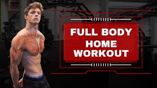 The BEST Home Workout For SKINNY GUYS No Equipment [upl. by Ammadas]