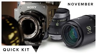 Quick Kit  November 2021  Sony VENICE 2 URSA Broadcast G2 Loads of lenses amp New RED Firmware [upl. by Tacy]