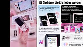 Neue BluetoothKopfhörer mit TouchDisplay [upl. by Eisoj844]