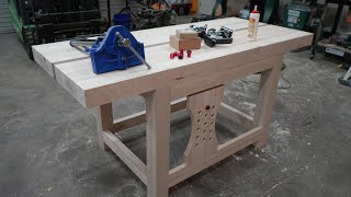 Professional Workbench Build For Woodworkers [upl. by Daughtry]