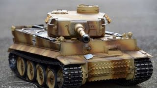 PRODUKTVORSTELLUNG REVIEW TAIGEN HENG LONG RC PANZER TIGER 1 PLATIN EDITION 24 GHZ LICMAS TANK 116 [upl. by Adirf]