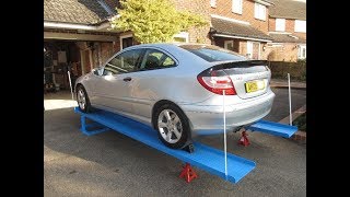 Homemade Car Service Ramps [upl. by Morganne]