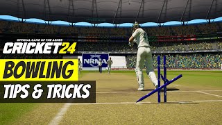 Cricket 24 BOWLING Tips amp Tricks [upl. by Garald24]