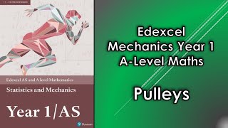 Edexcel A Level Maths Mechanics 1  Pulleys [upl. by Moia]