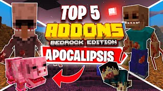 ✅ 5 ADDONS APOCALIPTICOS para MINECRAFT PE  118 [upl. by Say]