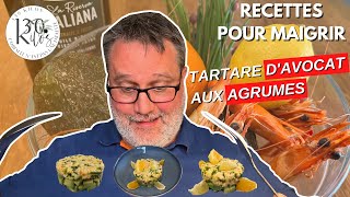 Recette TARTARE AVOCAT aux AGRUMES et CREVETTES [upl. by Pickering]