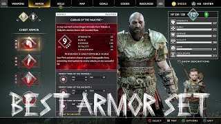 Best Armor Set Show Case  God of War New Game Plus [upl. by Tandi577]