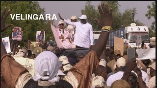 VELINGARA Les populations accueillent la caravane dAmadou Ba [upl. by Anah]