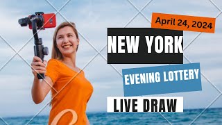 New York Evening Lottery Results  April 24 2024  Numbers  Win 4  Take 5  NY Lotto  Powerball [upl. by Machutte270]