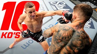 Top 10 Flyweight Knockouts in UFC History [upl. by Ayifas734]