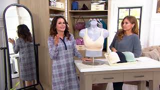 Cuddl Duds Intimates Modal Seamless Wirefree Comfort Bra on QVC [upl. by Enilemme]