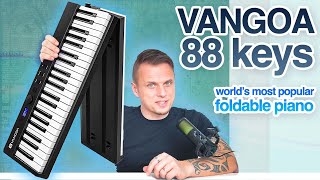 VANGOA 88 Keys Piano Keyboard Worlds Most Popular Foldable Piano Reviewed [upl. by Australia11]