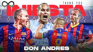 ANDRES INIESTA  FAREWELL TO FOOTBALLS FINEST [upl. by Teddman757]