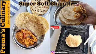 North Indian chapati roti recipe துணி மாதிரி சூப்பர் soft சப்பாத்தி செய்முறை [upl. by Lugar582]