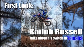 First Look  Kailub Russell Ends Retirement to Join Factory Yamaha For GNCC Return [upl. by Ediva]