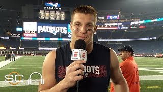 Rob Gronkowski loves direction Patriots are going in  SC with SVP [upl. by Eenwahs]