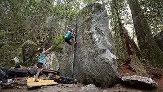 Squamish Bouldering Top 100 V0  V2 3rd Edition [upl. by Hagood682]