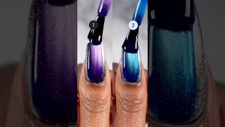 💜 or 💙 magneticnails naildesign short easynailart [upl. by Ardnasxela]