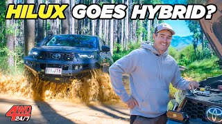 HYBRID DUAL CAB UTES COMING TO AUSTRALIA  Shaunos honest opinion on 48V Mild Hybrid Toyota HiLux [upl. by Fortunia]