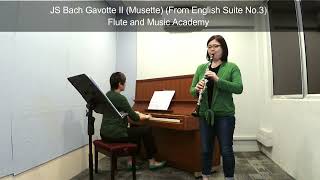 Clarinet ABRSM Grade 2 from 2022 A1 JS Bach Gavotte II Musette From English Suite No 3 [upl. by Gravante351]