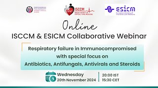 Online ISCCM amp ESICM Collaborative Webinar [upl. by Emmanuel]