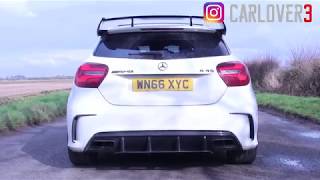 REMUS EXHAUST MERCEDES A45 AMG COLD START REVS amp LAUNCH CONTROL [upl. by Kcirdlek]