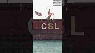 shorts Oakglen 222m Cargo Ship In St Clair River Near Sarnia Ontario ships [upl. by Sunny]