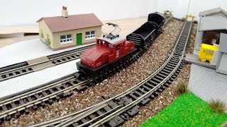 Complete Compact Shunting Layout in N Gauge on a budget [upl. by Aidil]