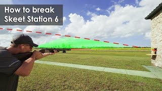 Skeet Shooting Tips  Station 6  by ShotKam [upl. by Swanhildas]