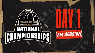 2024 Powerlifting United National Championships  Day 1  AM Session [upl. by Irmine]