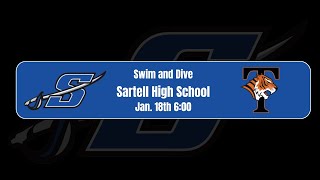 Swim amp Dive Meet Sartell vs TechRocori [upl. by Eilrahc]