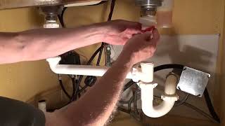 Kitchen Sink Drain Pipe  Dishwasher Drain Pipe [upl. by Henriques]