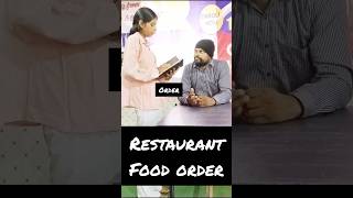 FOOD ORDER  RESTAURANT HOW TO ORDER FOOD AT A HOTELtrending viralvideo yt [upl. by Ayotal]