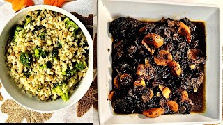 The Best Caribbean Oxtail Stew  W Colliflower Broccoli Rice [upl. by Audrit]