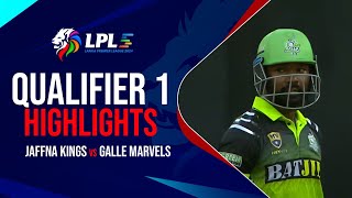 Lanka Premier League Highlights  Galle Marvels sail into the finals  LPLOnStar [upl. by Anelahs]