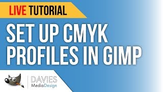 How to Set Up a CMYK Color Profile and Soft Proofing in GIMP [upl. by Nelrac]