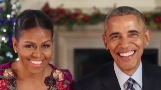 Obamas Final Holiday Message From The White House [upl. by Bloxberg]